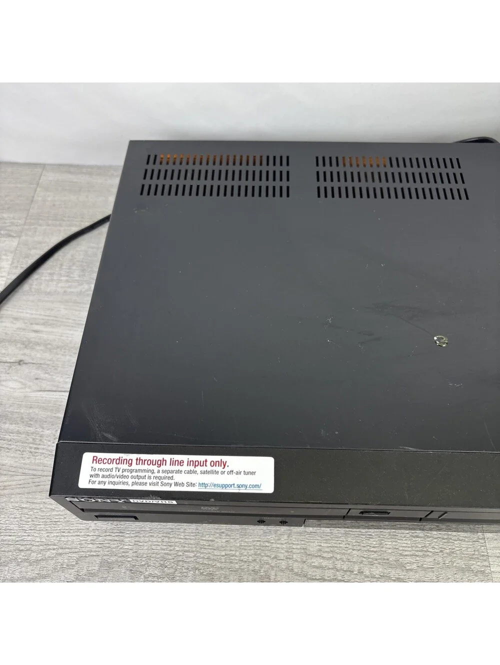 Sony SLV-D380P DVD VCR Combo VHS Player/Recorder No Remote-Tested Works See Vid